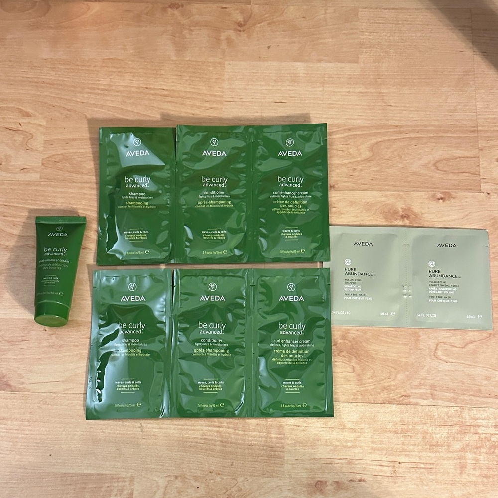 AVEDA Be Curly Hair Care Collection in Green